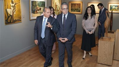 البنك الأهلي يقيم احتفالية لافتتاح عرضه للمقتنيات ومعرضًا للإعلان عن الفائزين في المسابقة الفنية لرسم البورتريه