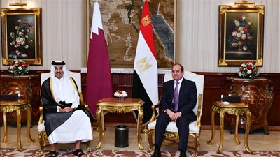 قمة مصرية قطرية اليوم بالقاهرة.. التعاون في مختلف المجالات وبحث آخر التطورات عربيا ودوليا