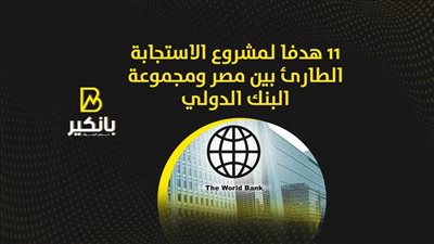 11 هدفا لمشروع الاستجابة الطارئ بين مصر ومجموعة البنك الدولي