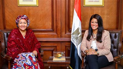 وزيرة التعاون الدولي تستقبل نائب الأمين العام للأمم المتحدة