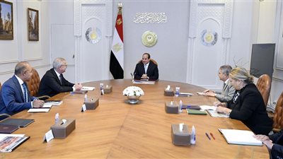 السيسي يبحث مع ميرسك العالمية مشروعًا بـ 15 مليار دولار و100 ألف وظيفة