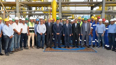 البترول: بدء مشروع ربط  خط غاز حقل ريفين بمصنع استخلاص البوتاجاز بالعامرية