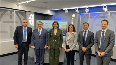 وزيرة التخطيط تشارك في حـوار المجلس الأطلسي حـول الفرص والتحديات التواجه الاقتصاد المصري