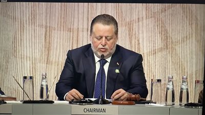 محافظ البنك المركزى المصري يطالب بضرورة توافر الاستجابات المالية للدول النامية خاصة المتعلقة بارتفاع أسعار الغذاء وتوفير الطاقة