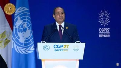الرئيس السيسي: نتطلع لعمل مشترك بين دولنا لتنفيذ ماتم التوصل إليه بشأن جهود مكافحة تغيير المناخ
