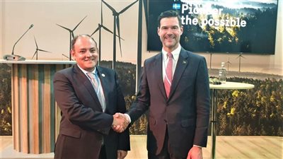 وزير التجارة يبحث مع نظيره السويدى سبل تنمية وتطوير العلاقات التجارية