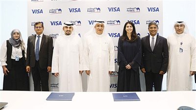 بنك الكويت الوطني يوقع اتفاقية شراكة مع فيزا