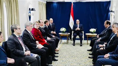 تشاورات بين السيسي ورئيس البنك الدولي لدعم جهود الحفاظ على مسار التنمية الشاملة