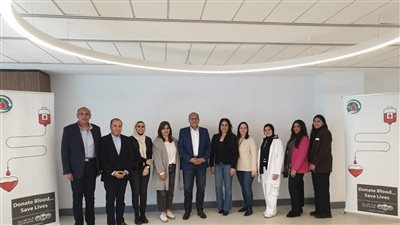 البنك العربي ينظم حملة تبرع بالدم لموظفية بالتعاون مع القصر العيني