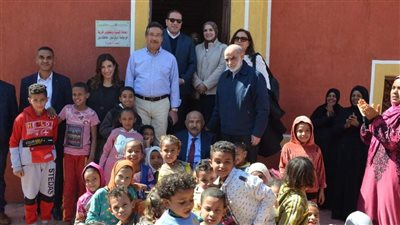 بنك التعمير والإسكان يساهم في إعادة اعمار قرية 