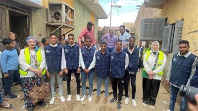 المصرف المتحد وصناع الخير يبدأن في تنفيذ أعمال التنمية والتطوير لقرية نجع الجسور بمحافظة الأقصر