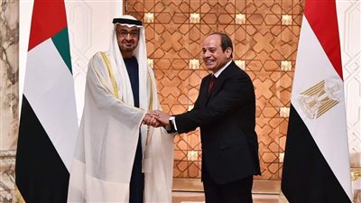 الرئيس السيسى والشيخ محمد بن زايد يبحثان تطوير التعاون فى جميع المجالات