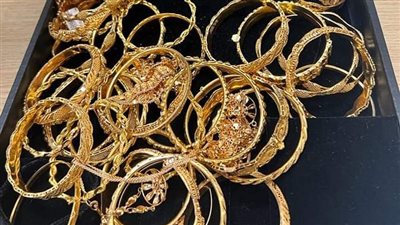 جمارك مطار أسيوط الدولى تضبط محاولتي  تهريب سبيكة وكمية من المشغولات الذهبية