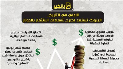 الاعلي في التاريخ.. البنوك تستعد لطرح شهادات استثمار بالدولار
