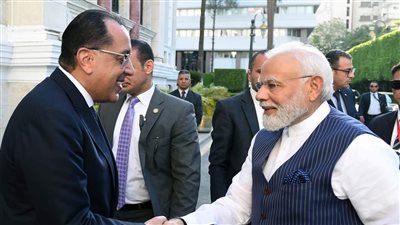 رئيس الوزراء يعرب عن تطلع مصر لإرساء علاقة استراتيجية مع الهند في تبادل السلع والتعليم والصحة