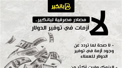مصادر مصرفية لبانكير.. لا أزمات في توفير الدولار