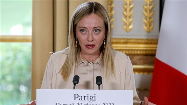 رئيسة الوزراء الإيطالية
