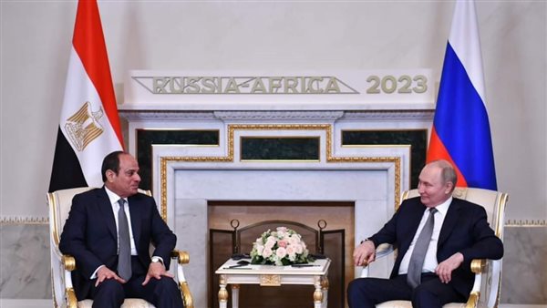 رئيسا مصر وروسيا