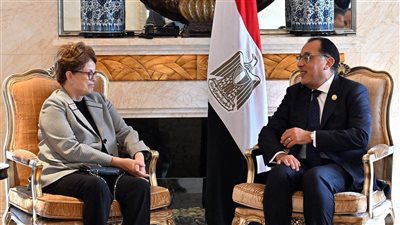 مدبولي يبحث مع رئيسة بنك التنمية الجديد التابع لـ