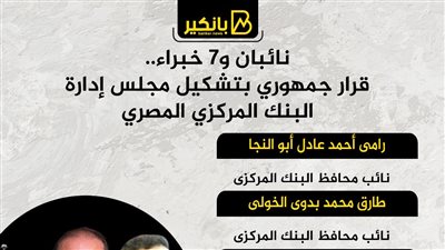 نائبان و7 خبراء.. قرار جمهوري بتشكيل مجلس إدارة البنك المركزي المصري