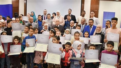 رئيس المصرف المتحد ومحافظ جنوب سيناء يكرمان الفائزين من ابناء المحافظة