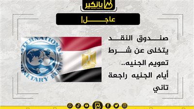 عاجل.. صندوق النقد يتخلى عن شرط تعويم الجنيه.. أيام الجنيه راجعة تاني