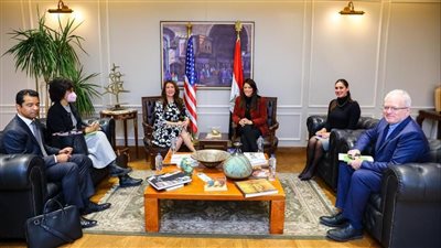 وزيرة التعاون الدولي تبحث دفع العلاقات الاقتصادية المشتركة مع السفيرة الأمريكية لدى مصر