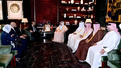وزير التجارة يبحث مع نظيره البحريني سبل تنمية التعاون الاقتصادي بين البلدين  ‏