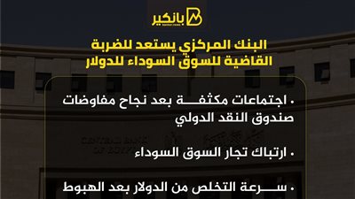 البنك المركزي يستعد للضربة القاضية للسوق السوداء للدولار