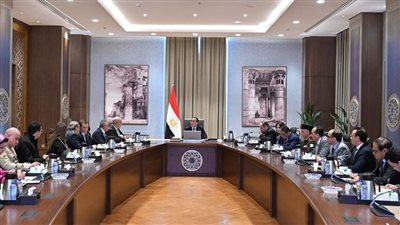 رئيس الوزراء يستعرض مع مسئولي 