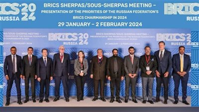 مصر تُشارك في البريكس لأول مرة كعضو وتدعو لتعزيز التعاون والتنسيق بين دول التجمع