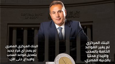رئيس إتحاد بنوك مصر: «المركزي» لم يغيّر قواعد حدود السحب النقدي بالجنيه المصري