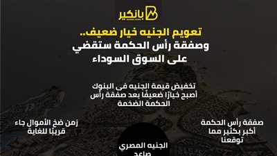 تعويم الجنيه خيار ضعيف.. وصفقة رأس الحكمة ستقضي على السوق السوداء