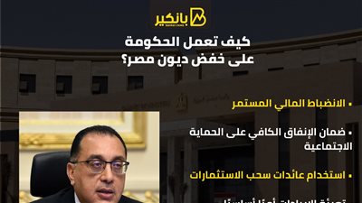 كيف تعمل الحكومة على خفض ديون مصر؟