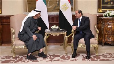 السيسي ومحمد بن زايد يبحثان توسيع الشراكة الاقتصادية بين مصر والإمارات