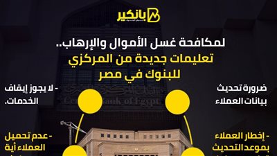 لمكافحة غسل الأموال والإرهاب.. تعليمات جديدة من المركزي للبنوك في مصر