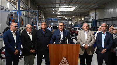 مدبولي: مصنع بيراميدز للإطارات سيغطي 70% من الطلب المحلي بحلول 2026