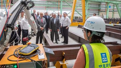 باستثمارات 87.4 مليون يوان.. اقتصادية قناة السويس تشهد افتتاح مصنع CSCEC لتصنيع الهياكل الفولاذية