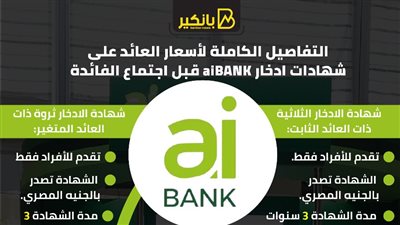 قبل اجتماع البنك المركزي.. تفاصيل شهادات ادخار بنك الاستثمار العربي