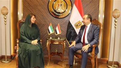 وزير قطاع الأعمال العام يبحث مع سفيرة الإمارات بالقاهرة تعزيز التعاون المشترك