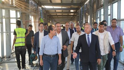 وزير النقل يتفقد المرحلة الثانية من مشروع تطوير الطريق الدائري حول القاهرة الكبرى