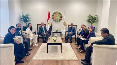 وزير الاستثمار يبحث مع وفد 