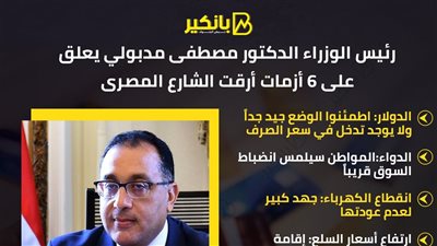 رئيس الوزراء الدكتور مصطفى مدبولي يعلق على 6 أزمات أرقت الشارع المصرى