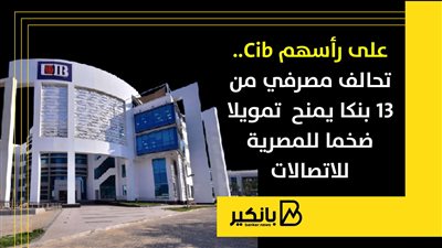 على رأسهم Cib.. تحالف مصرفي من 13 بنكا يمنح  تمويلا ضخما للمصرية للاتصالات