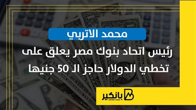 محمد الاتربي رئيس اتحاد بنوك مصر يعلق على تخطي الدولار حاجز الـ 50 جنيها