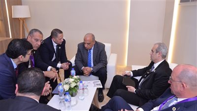 وزير الكهرباء يبحث مع شركة 