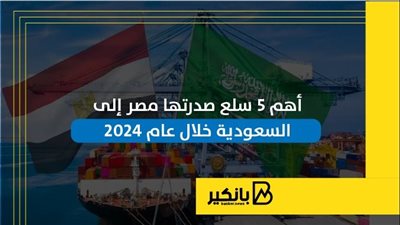 أهم 5 سلع صدرتها مصر إلى السعودية خلال عام 2024 | إنفوجراف