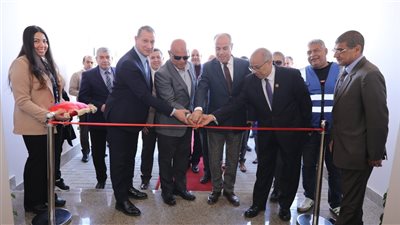 افتتاح مبنى لجان الفحص المشترك في محطة تحيا مصر بميناء الإسكندرية (صور)