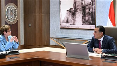رئيس الوزراء يلتقي رئيسة البنك الأوروبي لإعادة الإعمار والتنمية لبحث دعم الاقتصاد المصري
