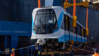 وصول أول قطار مكيف للخط الأول للمترو ضمن صفقة مصرية فرنسية تشمل 55 قطارًا جديدًا